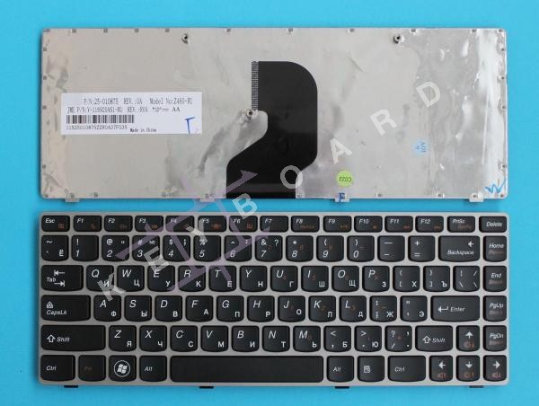 Клавіатура до ноутбука Lenovo Ideapad Z465